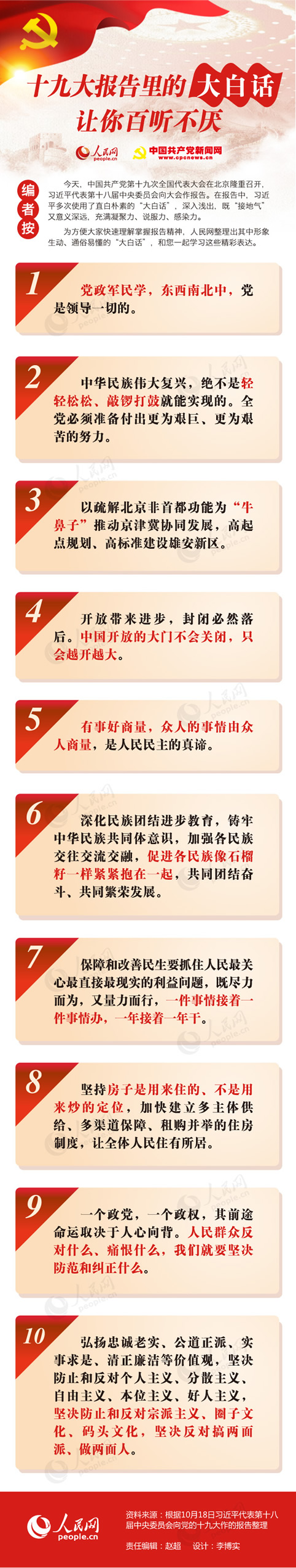 两学一做学习教育——来自十九大报告里的大白话，让你百听不厌(图1)